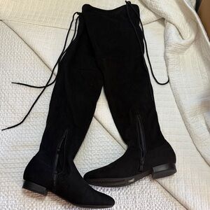 Elegant Black Over-the-Knee Boots